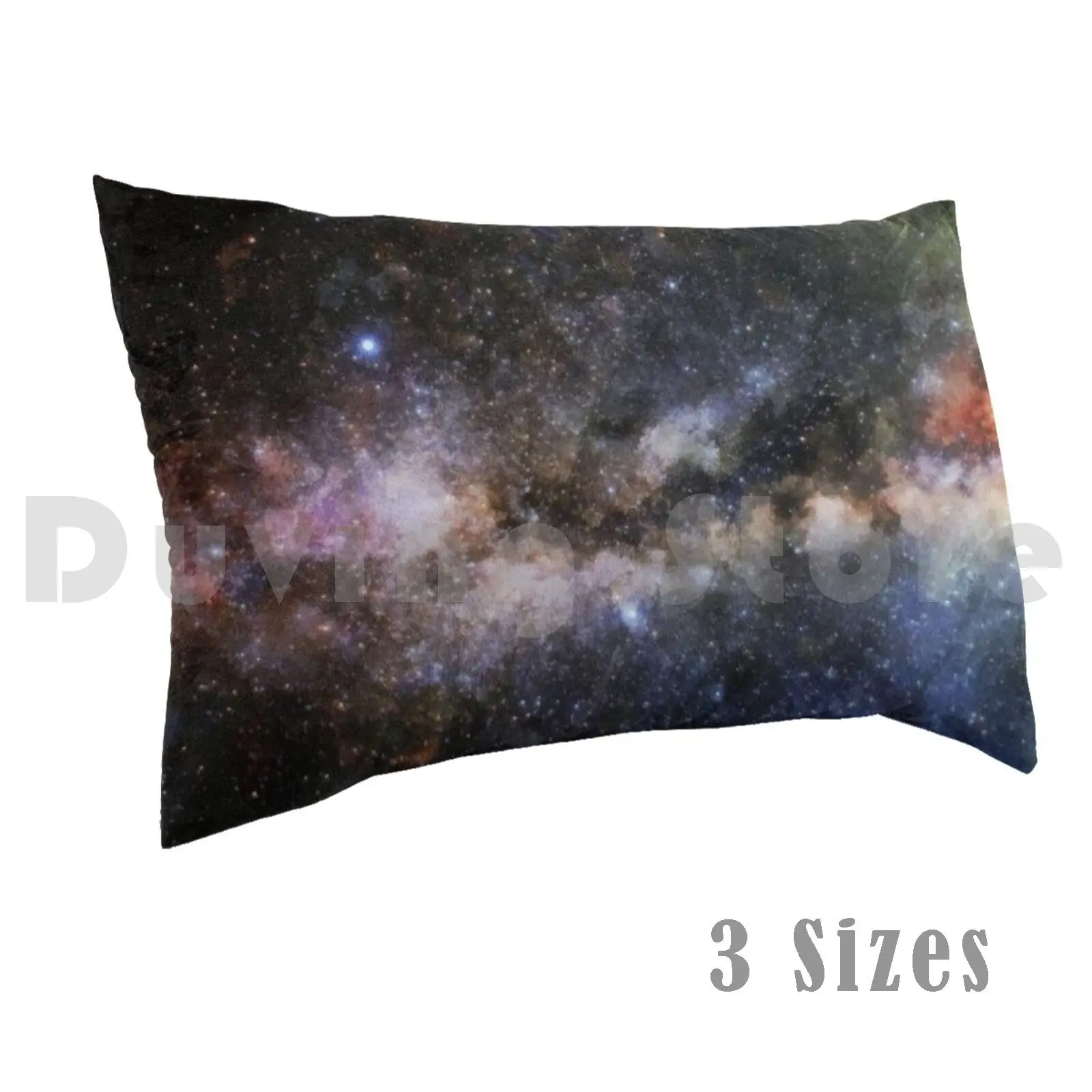 

Black Galaxy Space Stars Pillow Case DIY 50*70 Universe Galaxy Milky Way Starts Telescope Astronomy Cool