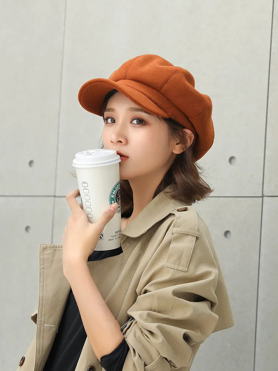 Women's newsboy style cap image 13