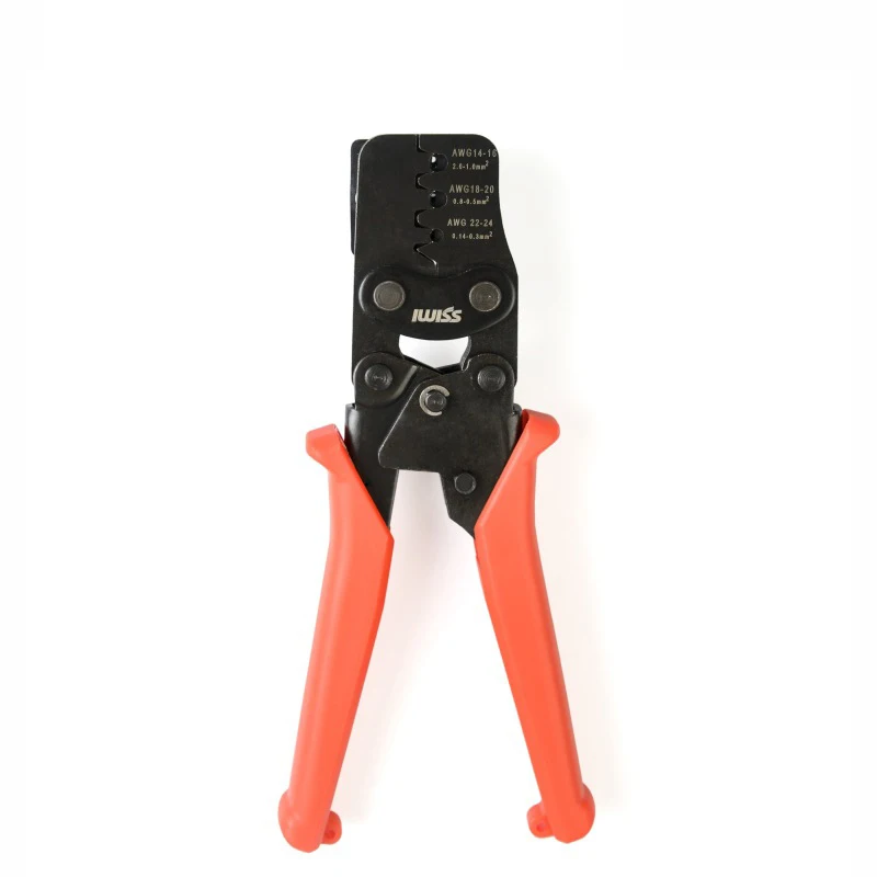 IWISS tool IWS-1424BN Labor-saving crimping pliers for DELPHI car waterproof connector Auto repair tool crimper range 0.14-2mm²