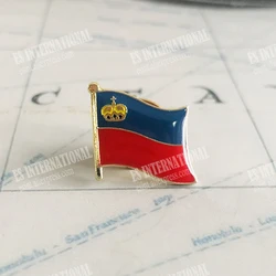 Spille da bavero con bandiera nazionale del av distintivo di smalto in metallo epossidico di cristallo spilla di vernice abito da Souvenir personalità commemorativa