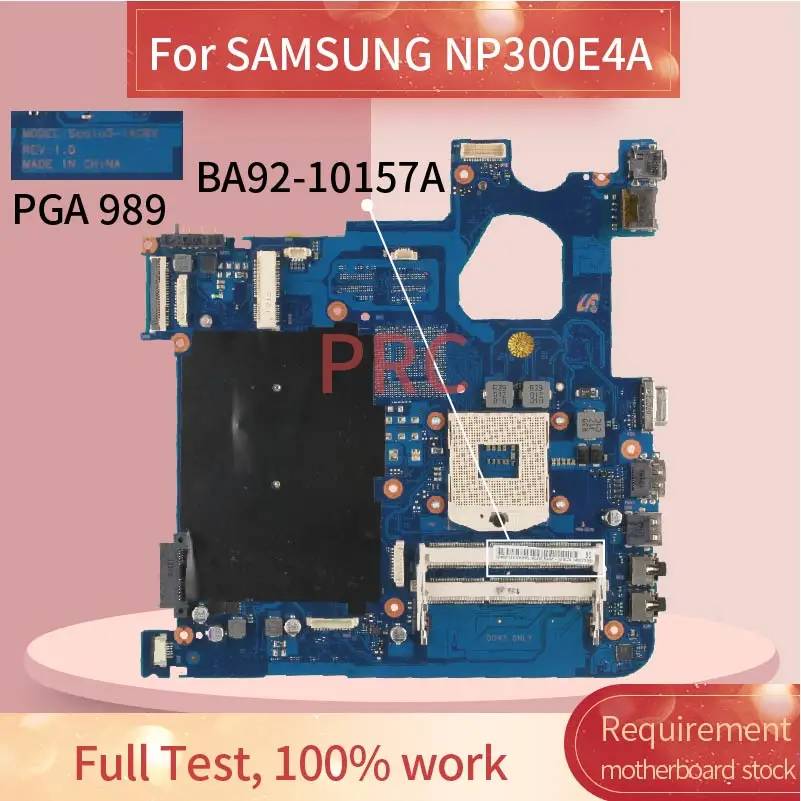 Imagem -02 - Placa-mãe para Computador Portátil Samsung Placa Principal para Notebook Circuito Fechado de 14 Polegadas Pga 989 Slj8f Ba9210157a