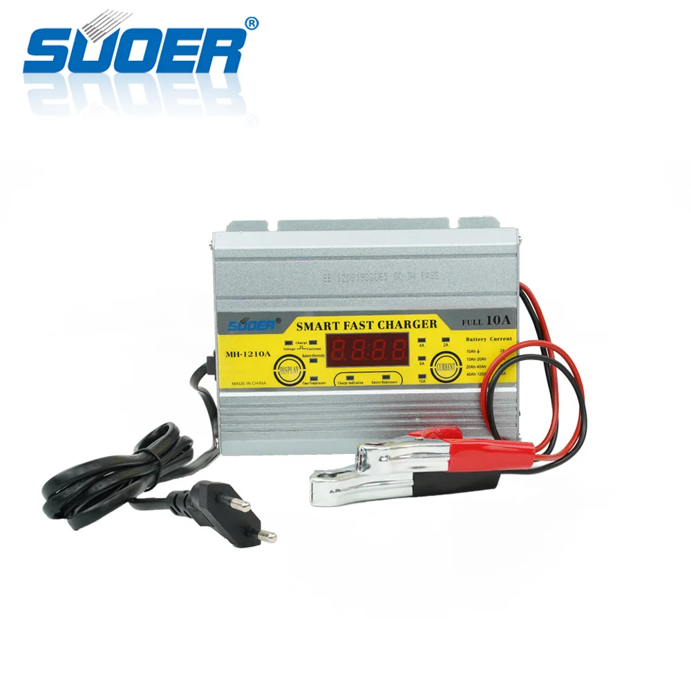 Suoer【 Battery charger 】three-phase battery charger Fully Auto Digital battery Charger (MH-1210A)