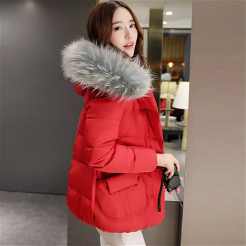 Women Spring Autumn Jacket Hooded Fur Collar Parkas Short Women Parka Sweet Women Coats And Jacket Casual Plus Size Women Jacket