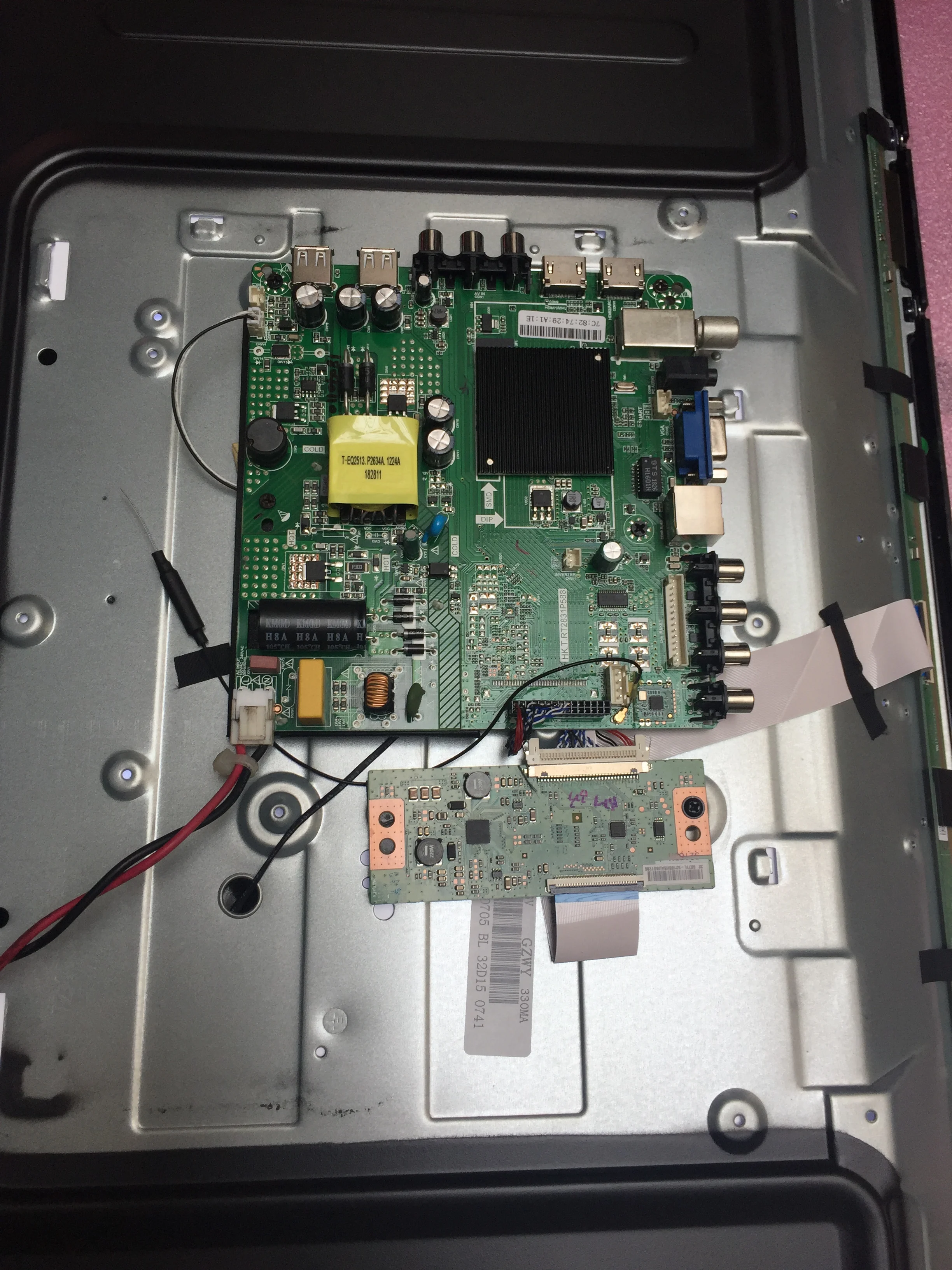 Tv led inteligente de 32 polegadas android wifi televisão dvb t2 tv