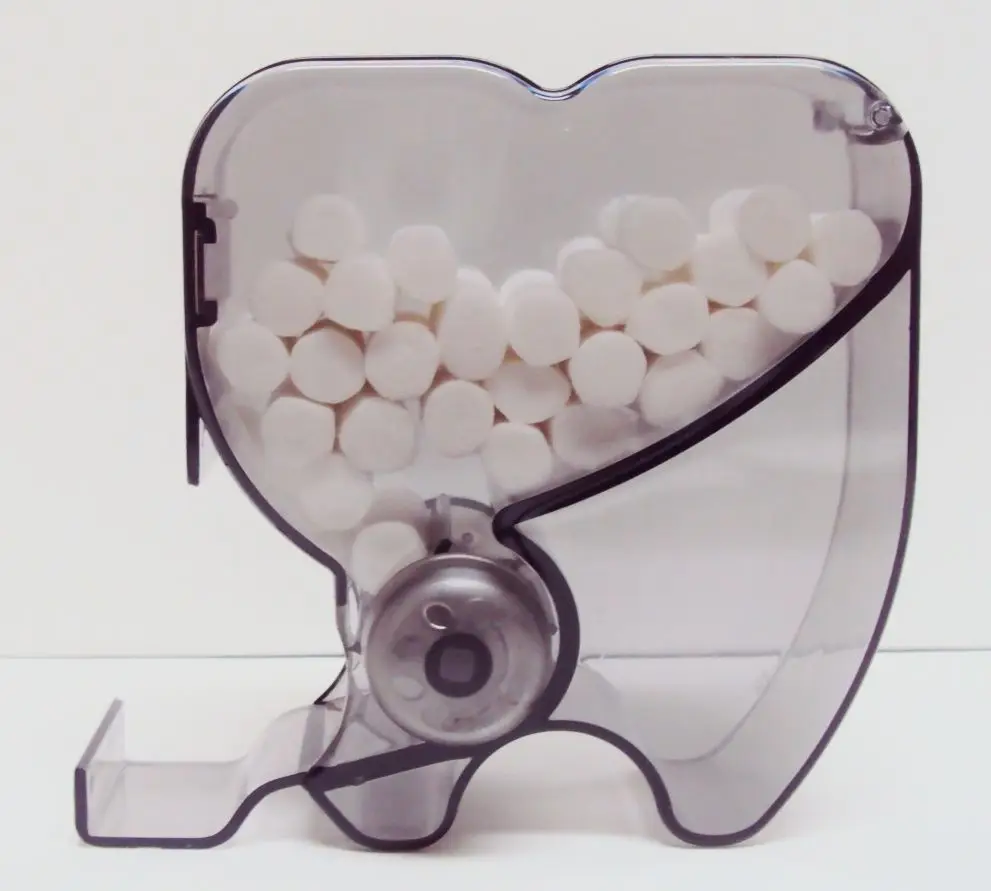 Dental Cotton Roll Dispenser Holder Color Rotary Type Cotton Roll Storage Box Heart-Shaped Dentistry Lab Dentist Clinic Tool