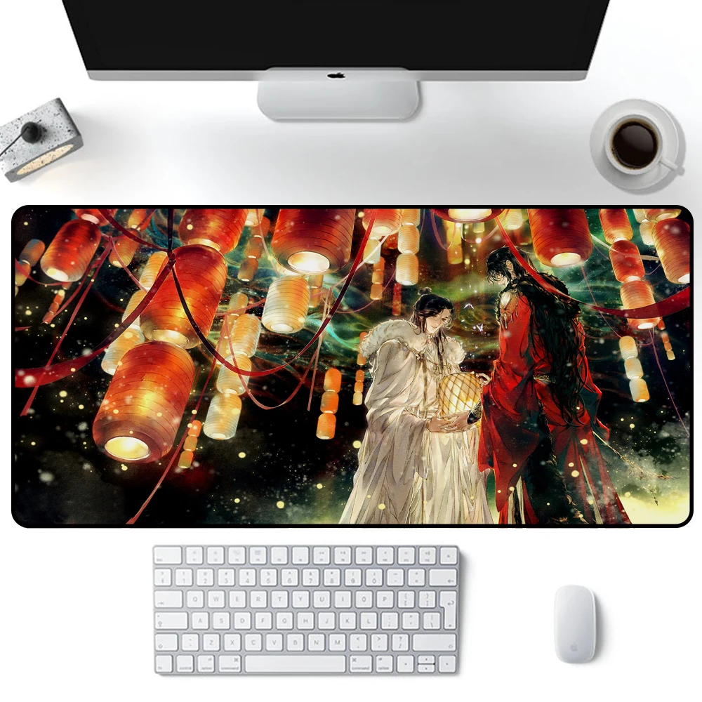 

Large Mousepad Tian Guan Ci Fu OfficeAccessories Anime Mat Desk Protector Deskpad Laptop Wrist Pad Mouse Pad Company Carpet