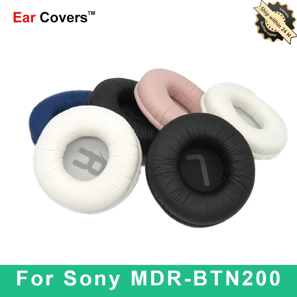 Ear Pads For Sony MDR BTN200 Headphone Earpads Replacement Headset Ear Pad PU Leather