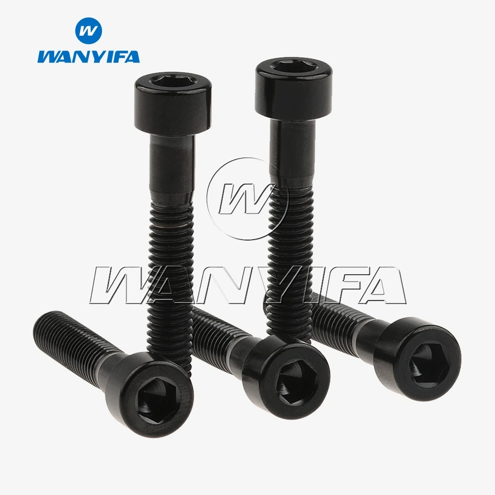

Wanyifa Titanium Bolt M6x35mm Allen Key Hex Head Screws for Bicycle Headset Stem Top Cap 5pcs