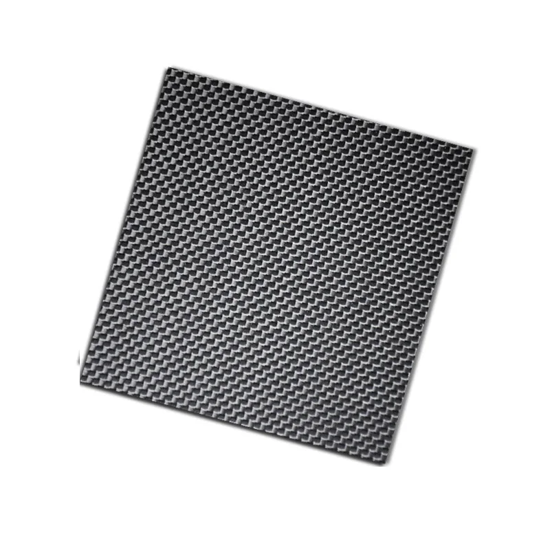 300 X 200MM 250X250MM Glossy 3K Pure Carbon Fiber Sheet Plate 0.5/1.0/1.5/2.0/3.0/4.0/5.0mm High Composite Hardness RC Material