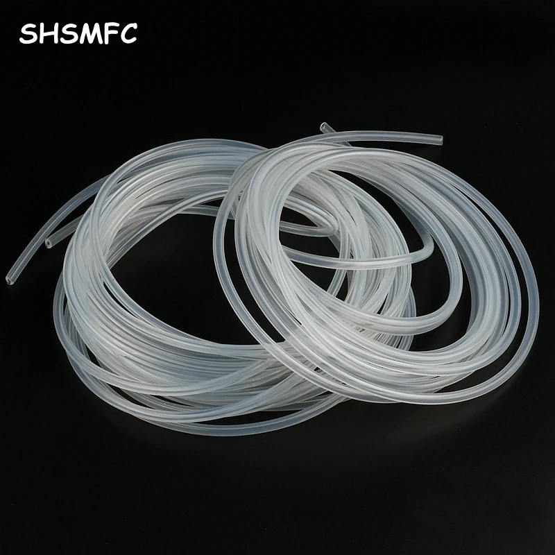 Food Grade Clear Transparent Silicone Rubber Hose 0.5mm 1.5mm 2mm 3mm 4mm 5 mm Out Diameter Flexible Silicone Tube Capillary