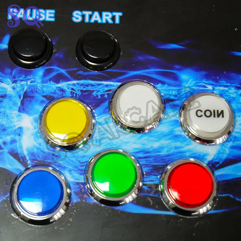 Pandora Game Arcade Stick Led Button 12v Micro Switch Zippy Joystick for Jamma Game Console Arcade Cabniet 2 Players