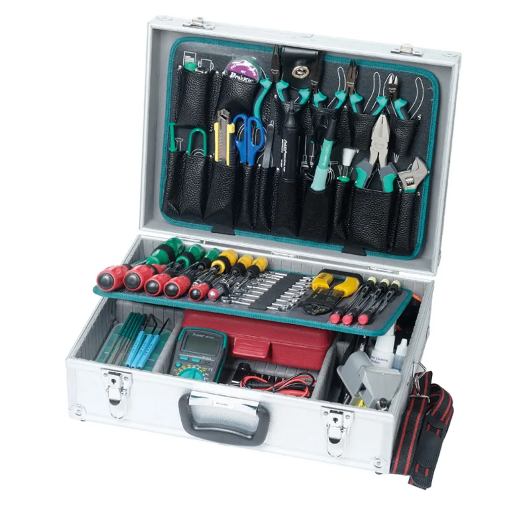 68 Stuk Elektricien Tool Set Circuit Elektrische Reparatie Tang Socket Schroevendraaier Isolatie Puller Elektricien Tool