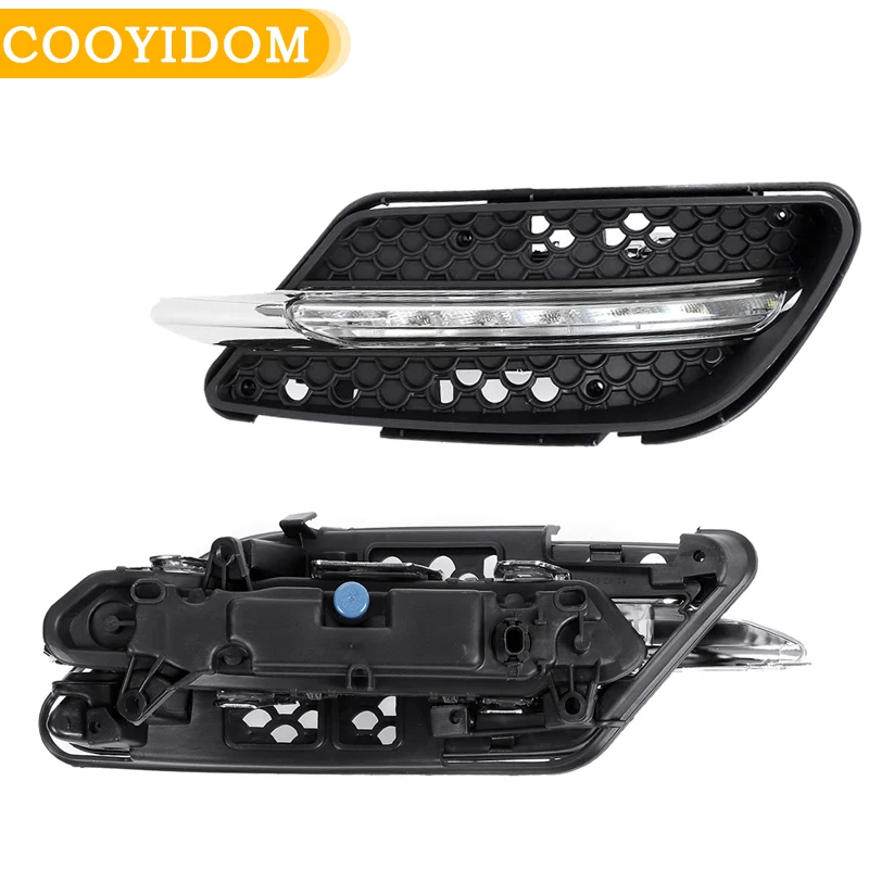 

Car LED Fog Light DRL Daytime Running Lights For Mercedes-Benz W204 C-Class C300 AMG Sport 2007 2008 2009 2010 2011