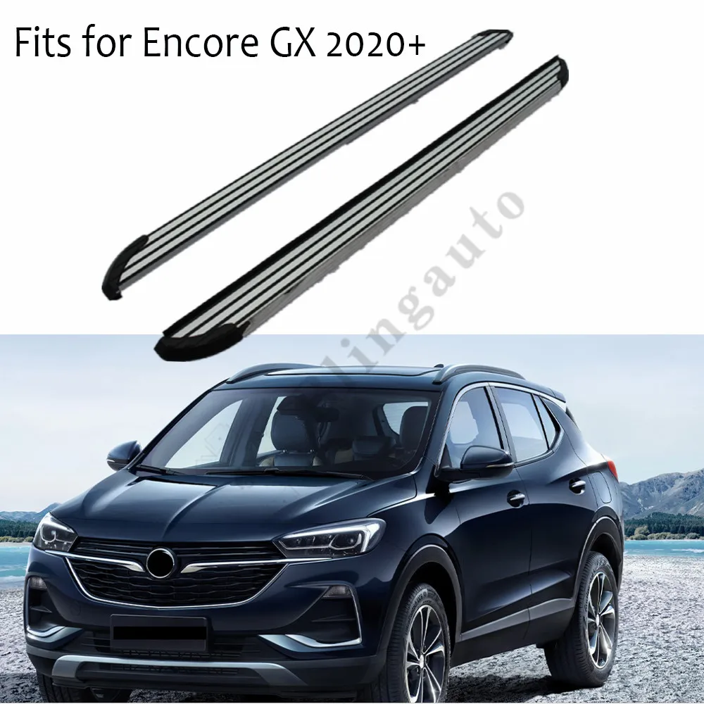 Running board fits for B.uick NEW Encore GX 2020+ side steps nerf bar car pedal side stairs side bar 2PCS