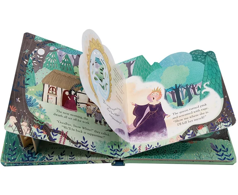 Peep Inside a Fairy Tale Snow White 3D Flap Picture Books Children
