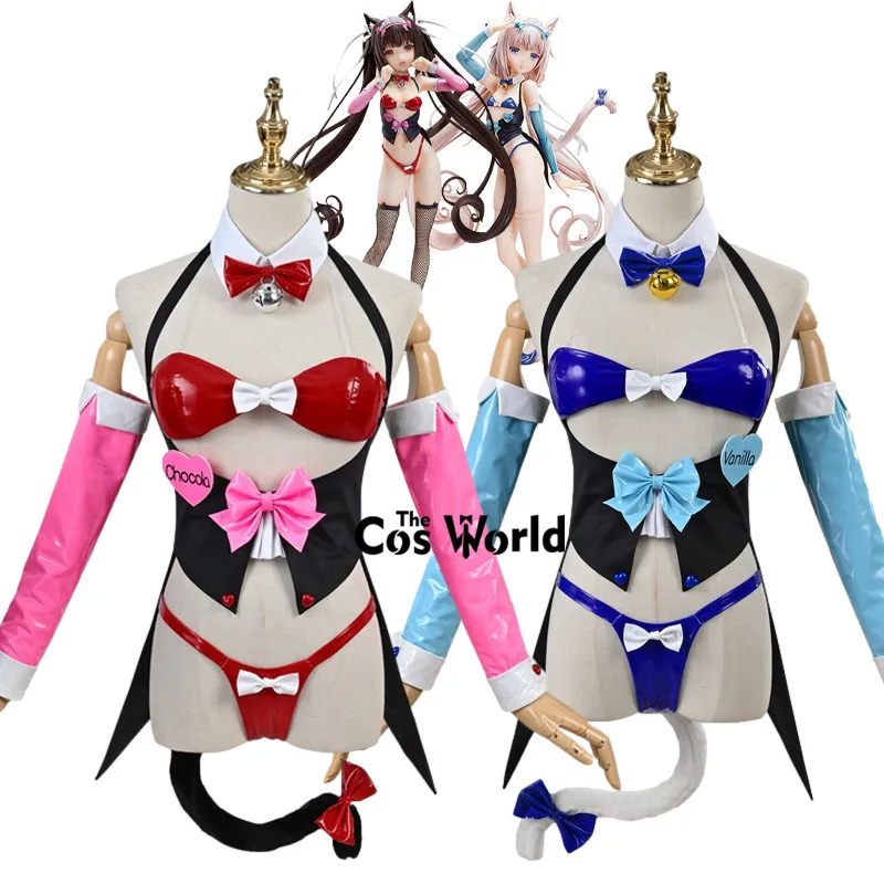 NEKOPARA Chocolate Vanilla Sexy Bunny Girl Outfit Anime Cosplay Costumes