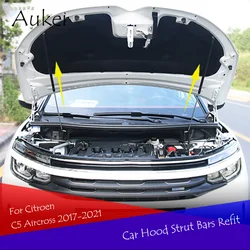 For Citroen C5 Aircross 2017-2023 Refit Car Front Hood Engine Cover Hydraulic Rod Strut Spring Shock Bar Car-tyling