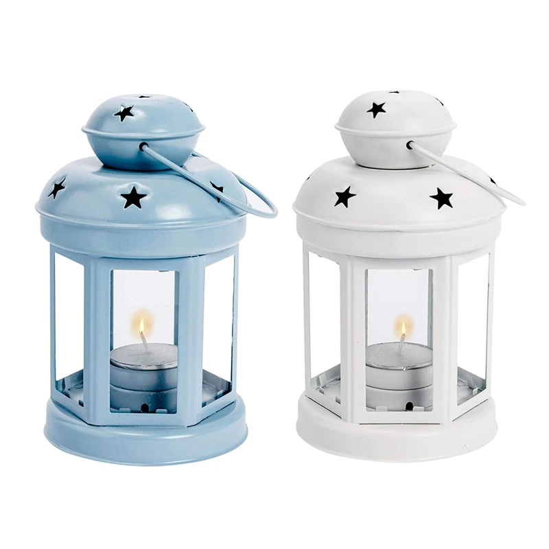 Logam Antik Menggantung Lentera Lilin, Pemegang Tealight, Candlestick untuk Pernikahan, Rumah, Hadiah Pesta Ulang Tahun