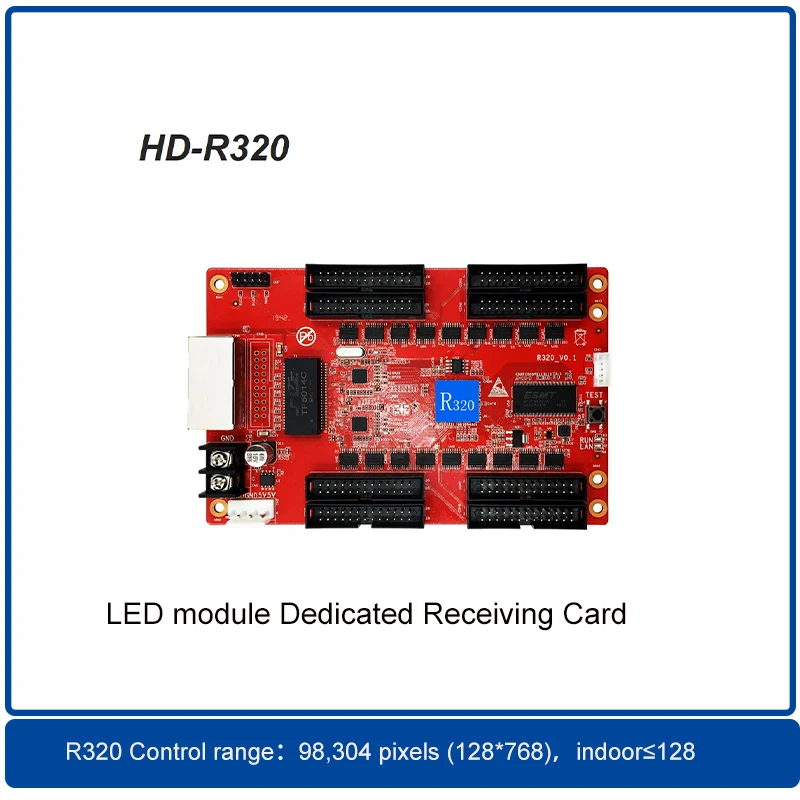 LED display screen panel Dedicated Full color Receiving Card  work with HD-C10/C10C/HD-C35/A3,for P2P2.5P3P4P5P6P8P10LED module