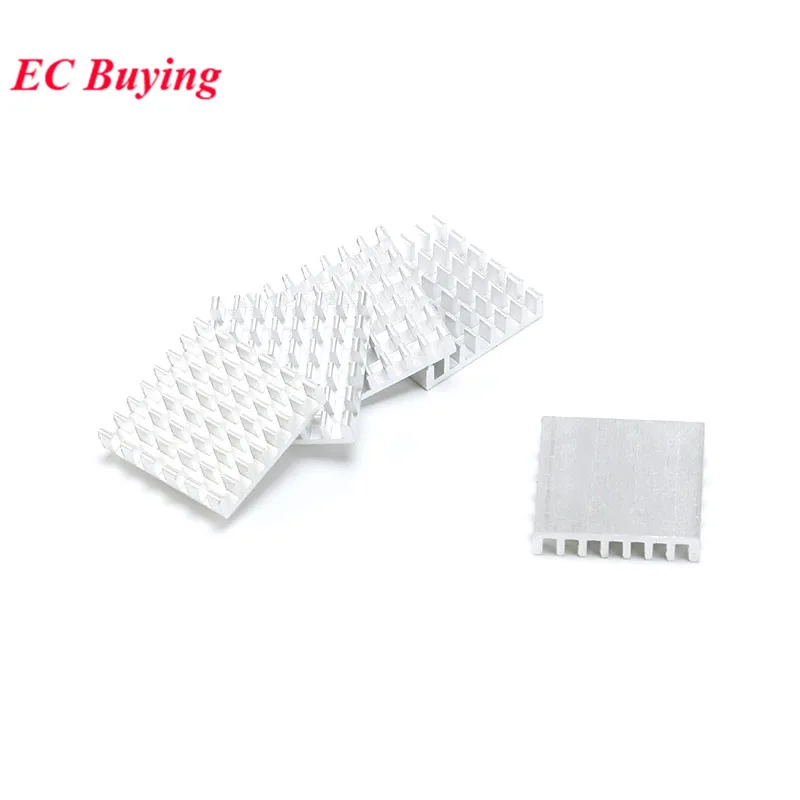 1Pc-10Pcs 25x25x5mm Heatsink Cooling Fin Radiator Aluminum Cooler Fan Heat Sink for Transistor PCB PBC IC Chip LED 25mm 25*5mm
