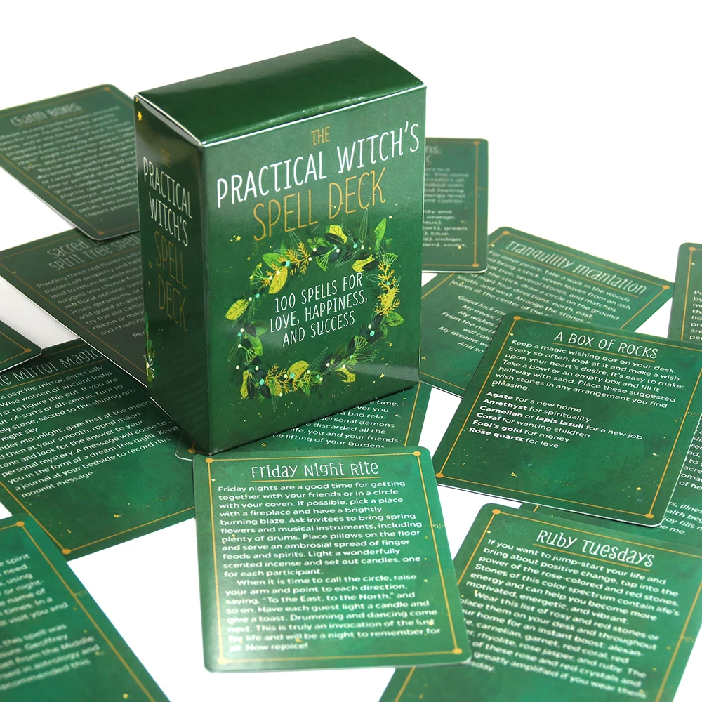 The Practical Witch\'s Spell Deck tarot deck oracle the mediumship training deck john holland The Lost Forest tarot prism tarot