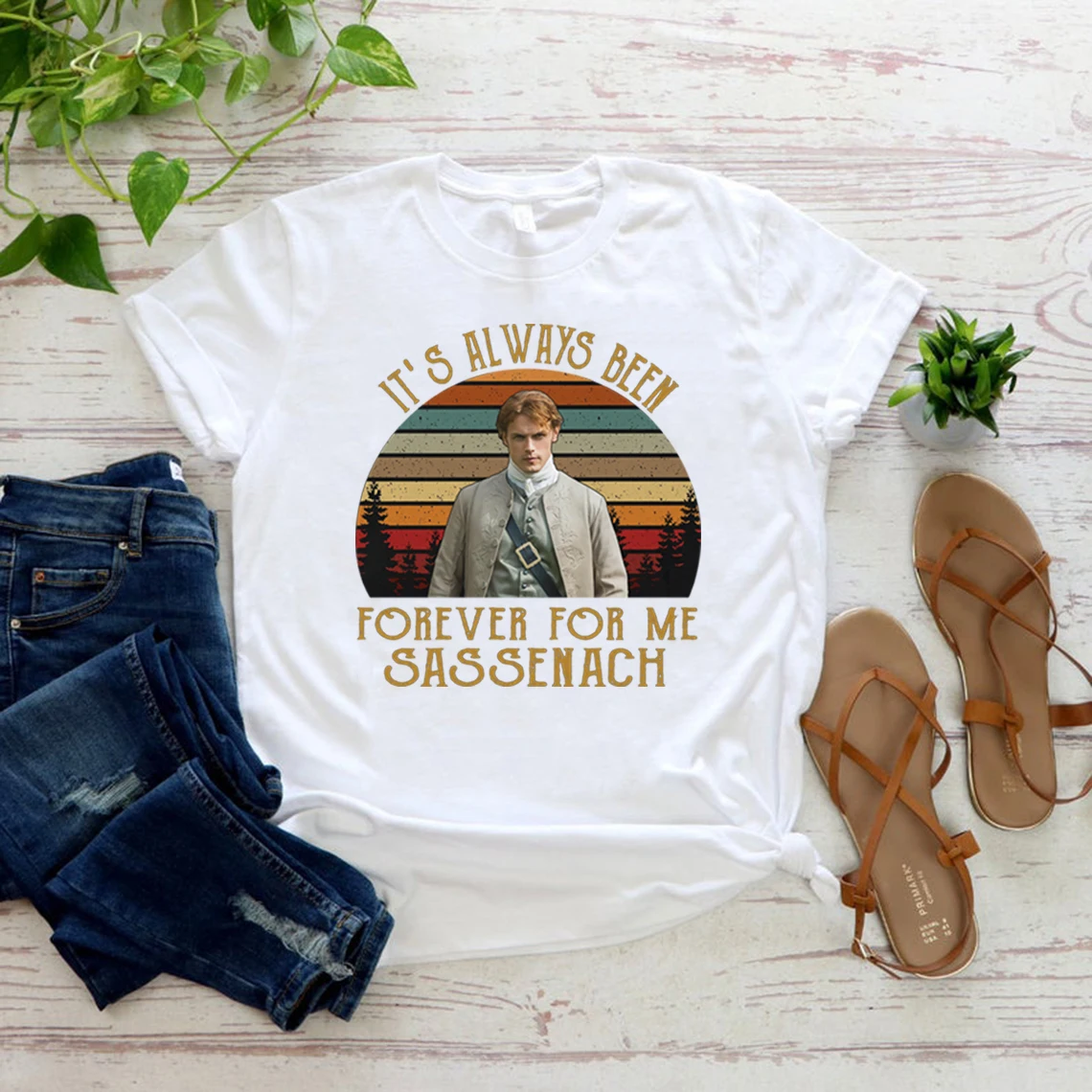 Outlander Clan Fraser T-shirt Tv Show Inspired Tees  Jamie Fraser Dinna Fash Sassenach Shirt Gift for Fans