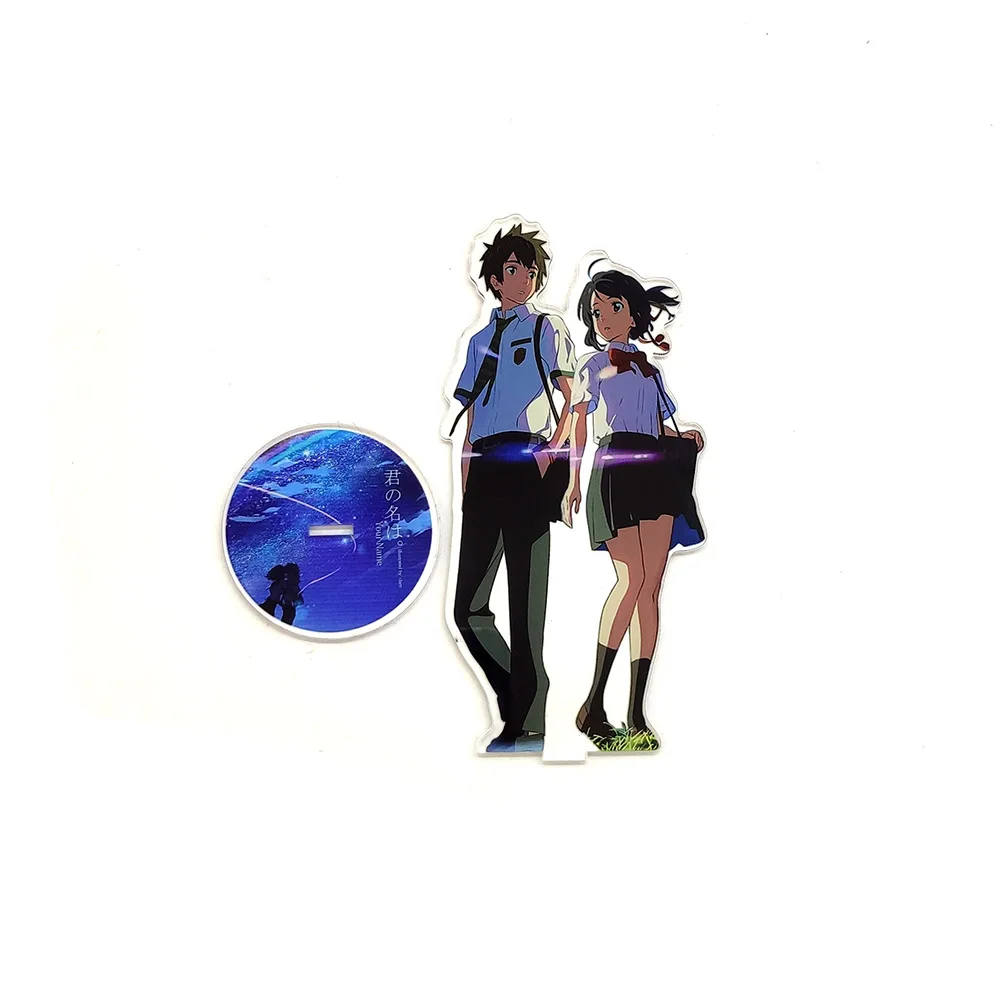 Your Name Tachibana Taki Miyamizu Mitsuha acrylic stand figure model plate holder cake topper anime