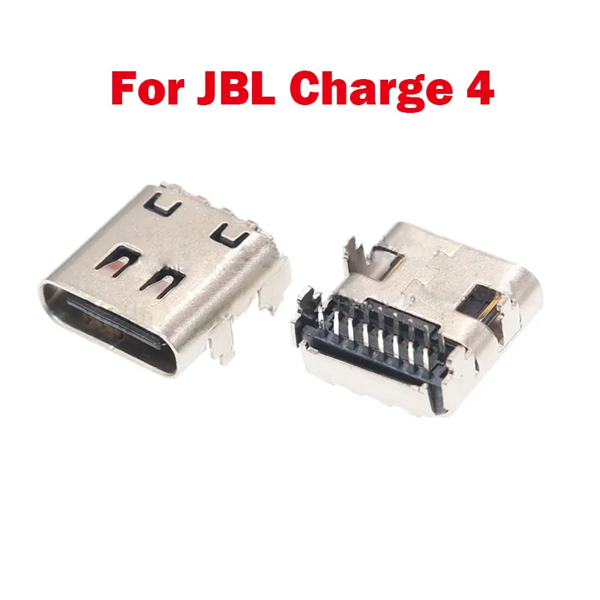 10-100pcs For JBL Charge 4 Mini Charging Port Socket Power Jack USB Type C USB3.1 16pin Female Micro USB Jack