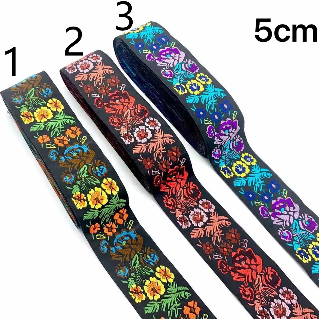 5cm ethnic style folk style nation style jacquard ribbon,jacquard webbing,garment ribbon,shoes ribbon,bag ribbon,QC210526A