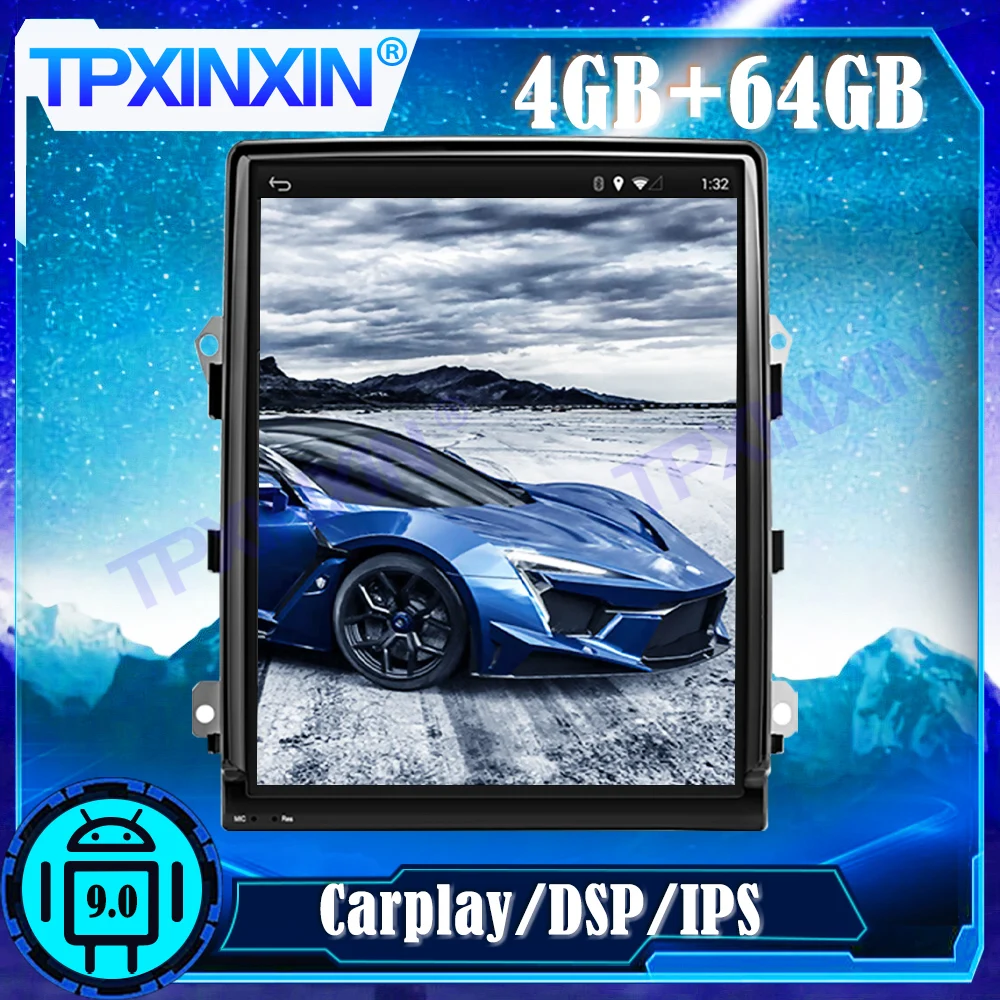 Android 13 4+64G Car Radio For Porsche Cayenne 2011-2018 Multimedia Player GPS Navi Auto Stereo Recoder Head Unit DSP Carplay
