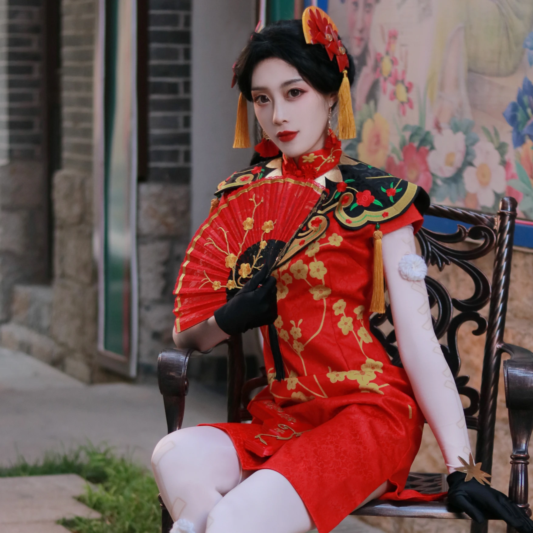 

Female Identity V Cosplay Costumes Marta Bertenfeld Cosplay Cheongsam Survivor Original Skin Air Force Clothes Sets Adult