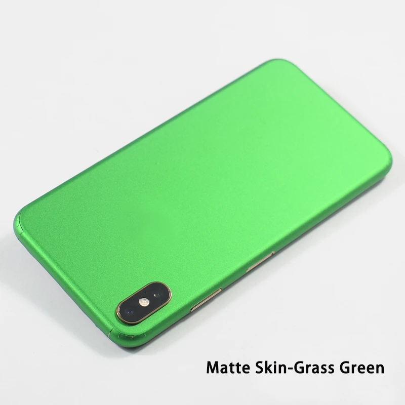 Colorful Matte Film Wrap Skin Phone Back Paste Ice Sticker For iPhone 11 Pro MAX SE 2020 XS MAX XR 8 7 6S Plus Matte Film