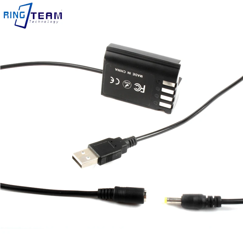 Imagem -04 - Adaptador Usb Cabo de Mola para Dmw-dcc17 dc Acoplador Dmw-blk22 Bateria Manequim para Panasonic Dc-s5 Dc-s5k Lumix s5