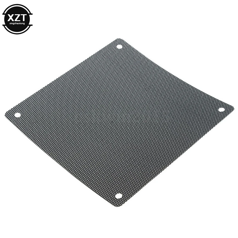 5PCS/lot 120*120mm Cuttable Black PC PVC Case Fan Cooling Net Dust Filter Dustproof Case Computer Mesh Cover
