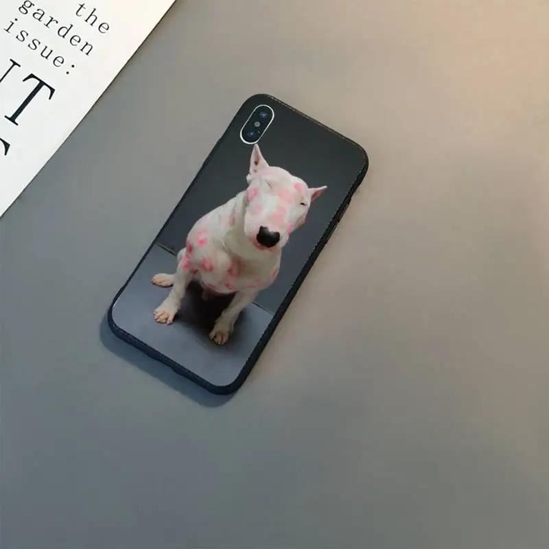 TOPLBPCS bullterrier bull terrier dog Phone Case For iPhone 11 8 7 6 6S 7 plus 8 plus X XS MAX 5 5S XR 12 Pro max se 2020 Case