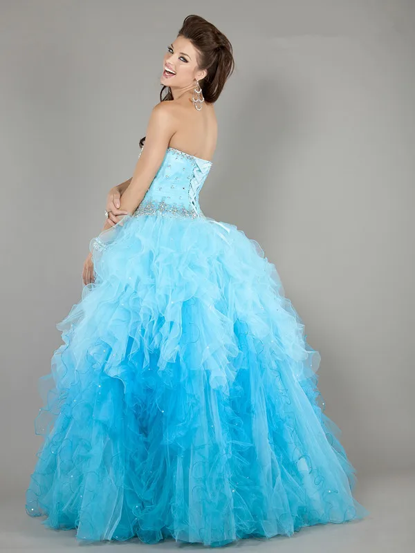 Abendkleider – robe de princesse Quinceanera pour débutantes, douce robe de bal cendrillon, en ligne, grande taille, rouge bordeaux, bleu, 2018