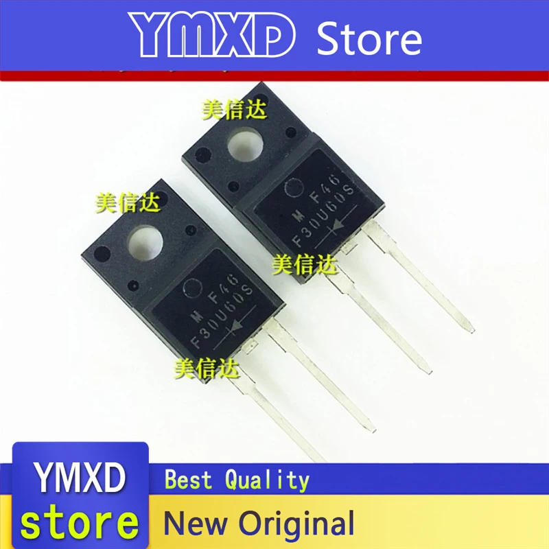 10 قطعة/الوحدة جديد الأصلي F30U60S FFPF30U60S انتعاش سريع أنبوب TO220F-2 في الأسهم