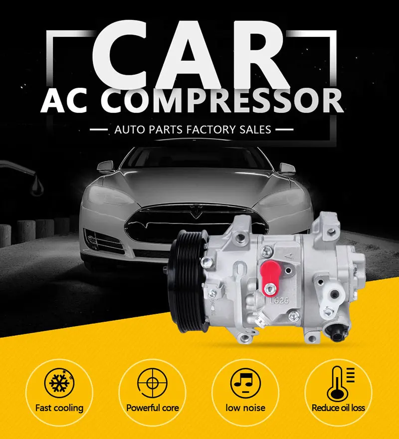 thumbnail image 2 of AC Compressor With 6-Groove Clutch For Audi A4/A5/A6/Q5/Q7 (2004-2023) – 8E0260805BA 2 of 5