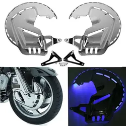 Front Brake Disc Rotor Covers LED Ring For Honda Gold Wing GL1800 GL 1800 2001-2017 F6B 2013-2017 Motorcycle Blue/Red/White