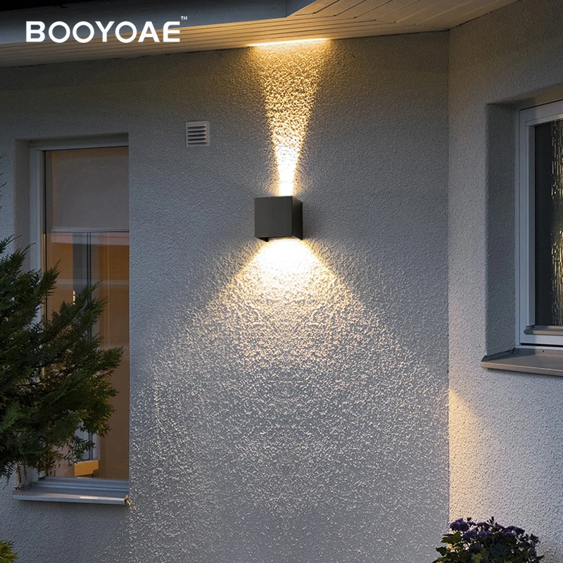 Outdoor Wall lamp Modern Porch corridor balcony Garden Front Porch Shape Exterior House Number Light Waterproof Wall Lighting