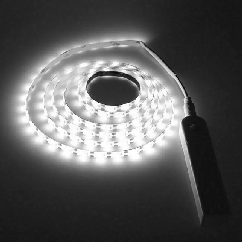 120LEDS PIR Motion Sensor 2835 SMD LED Strip Light For Kitchen LED Under Cabinet Light Bedside Stairs Wardrobe Night Home Use