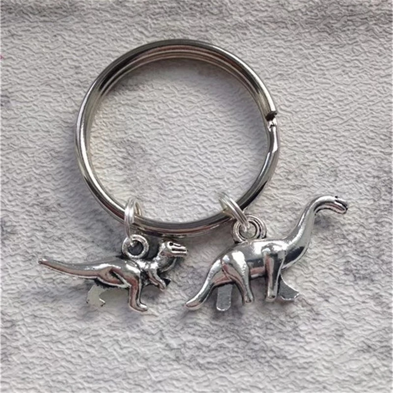 Dinosaur Keyring T Rex Keyring Diplodocus Keyring Alternative Gift Father's Day Gift Birthday Gift Wedding Favour Page Boy Gift