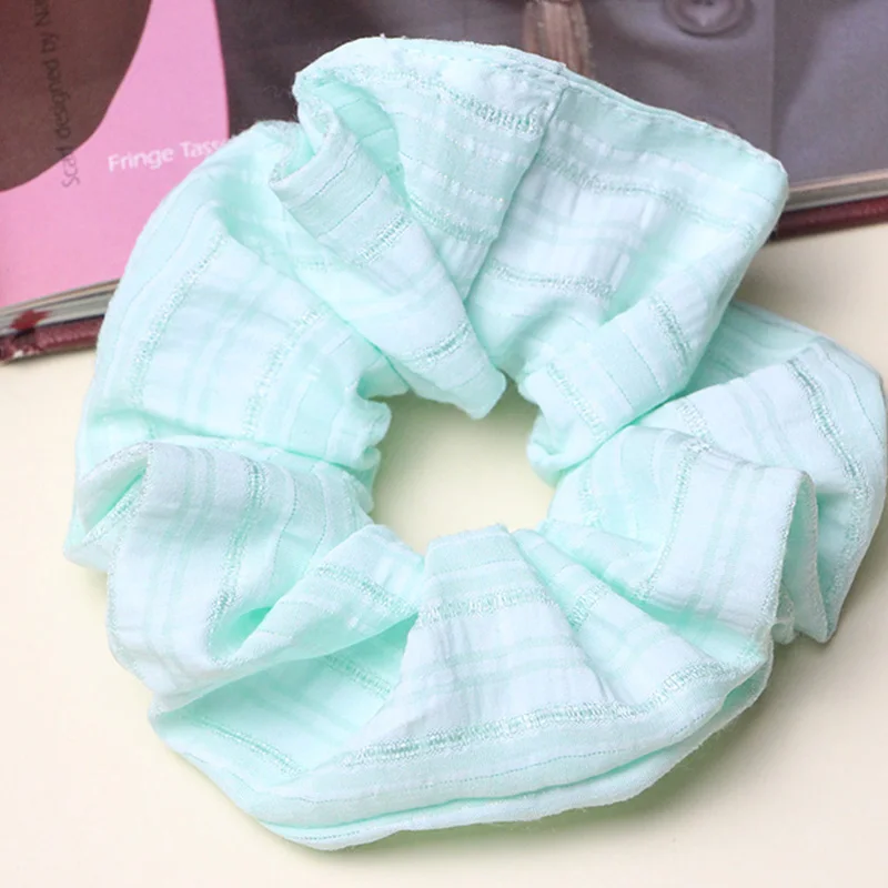 2020 Bestilk śliczne Vsco bawełna Scrunchies kucyk Holder dla dziewczyny opaska do włosów gumka do włosów Scranchy nakrycia głowy Schrunchie — zdjęcie 5