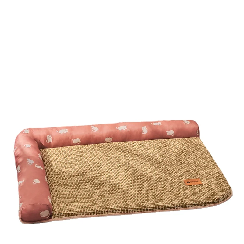 

TT Cat Mat Summer Sleeping Mat Four Seasons Universal Summer Rattan Mat Dog Kennel Ice Pad Bed Cat Pet Supplies