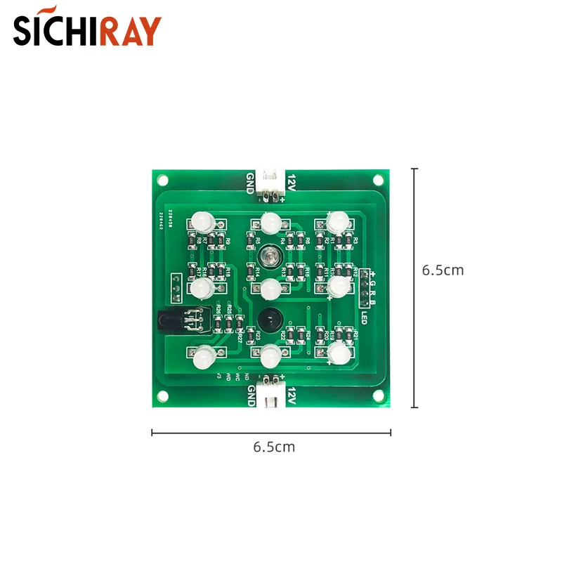 Imagem -03 - Indução Infravermelha Interativa Led Módulo Sensor Emissor de Luz 16 Cores Mudam Controle Gesto