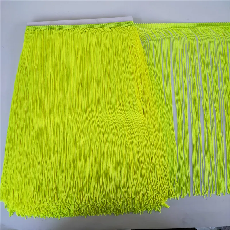 

5yards /lot Polyester Lace Tassel Fringe Lace Trim Ribbon Sew Latin Dress Stage Garment Curtain Accessories 50cm Width