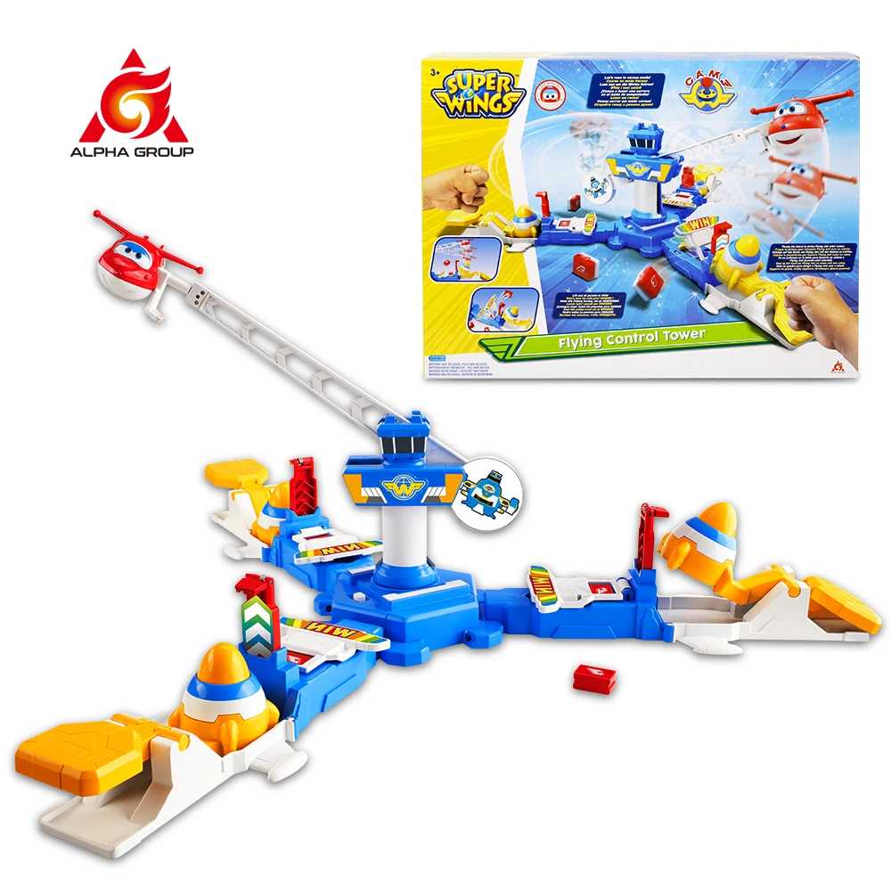 Super Wings Flying Control Tower gioco da tavolo Flying Jett Family Games giocattoli per bambini per 4 giocatori per regali di compleanno per bambini