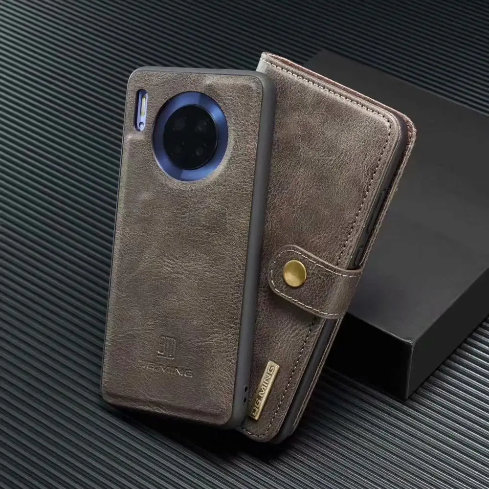 For Huawei Mate20 P20 P30 Pro Vintage Flip Magnetic Case For P Smart 2019 Mate 30 P30 Lite Case Leather Detachable Wallet Cover
