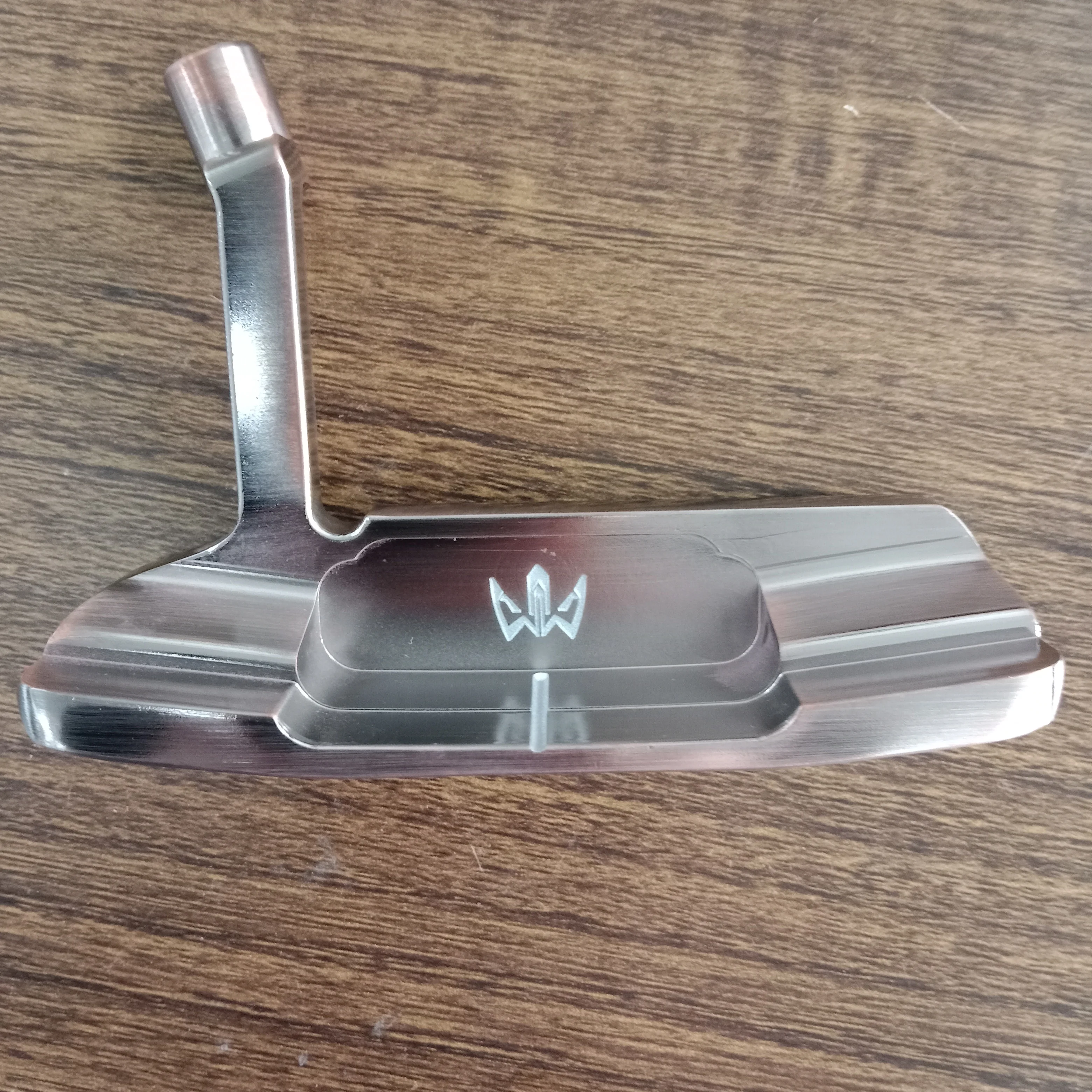 Dagalo SUS 303 Material CNC Milled Golf Putter Head, Copper Color, 370 +/-5 GMs