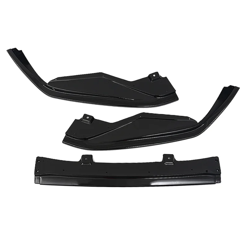 For Lexus GS350 GS450 F Sport 4DR  2013-2015 Car Front Bumper Splitter Lip Body Kit Spoiler Diffuser Protector Cover Guard 3PCS